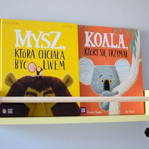 Mensola per libri, mensola per libri, libreria galleggiante per bambini, cameretta per bambini, librerie per bambini, cameretta per bambini, mensole in legno