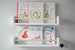 Book shelf, book ledge, floating bookshelf for kids, kids room, kids bookshelves, children's room, wooden shelves 