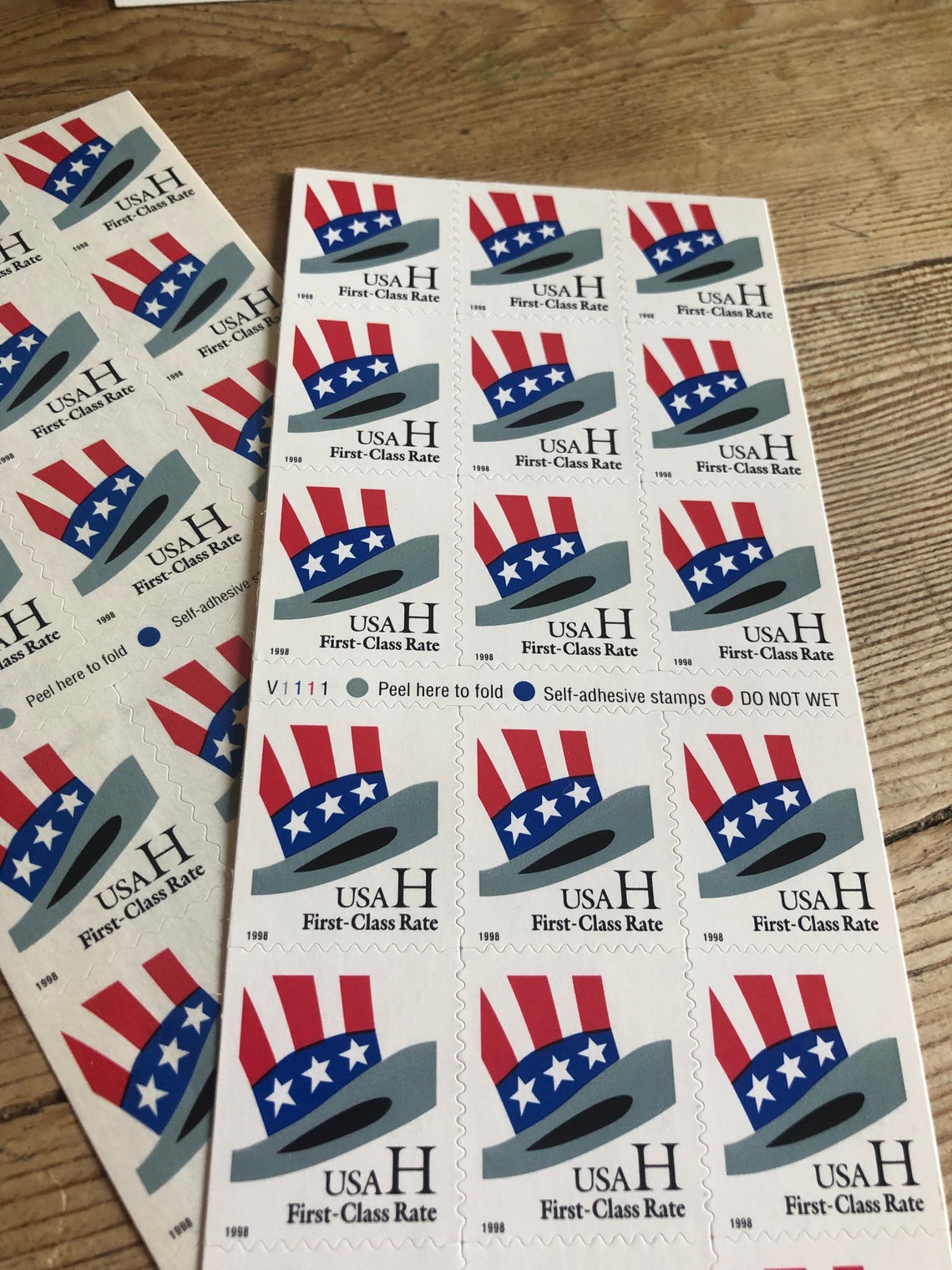 Uncle Sams Hat Unused Postage Stamps Lot of 20 33 Cents Etsy