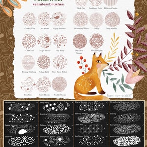 Procreate Folk Art Toolbox | Folk Art Brushes for Procreate | Seamless ...
