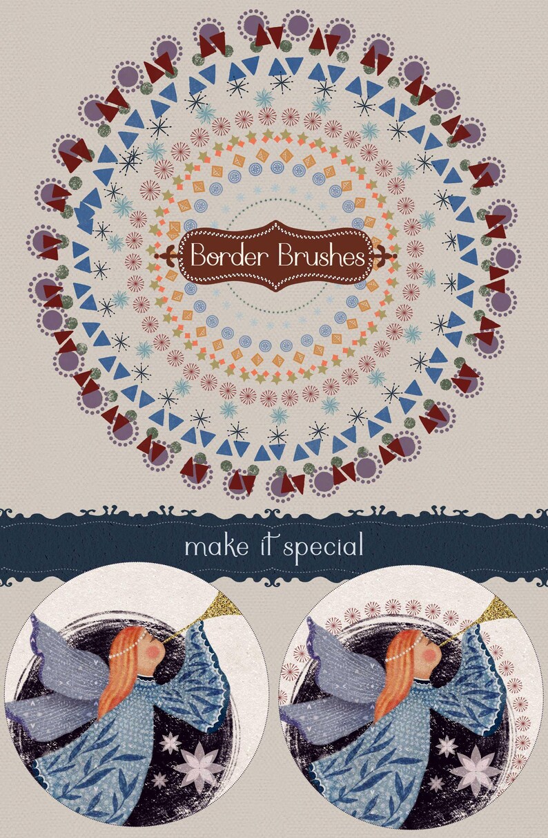 Winter Imaginarium Procreate Brush Set | Folk Art Procreate | Birds ...