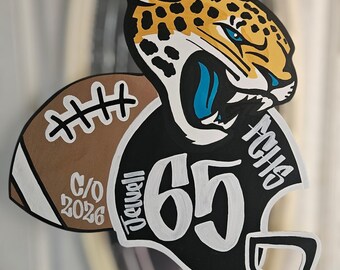 Custom Football Team Trio Door Hanger