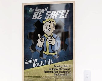 Fallout ThumbsUp Video Game Poster 11 x 17 Box art print game room gift for boy , girl and dad