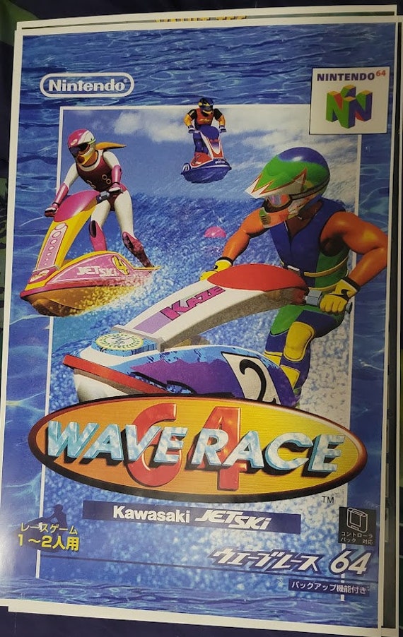 Wave Race 64 Poster Video Game Poster 11 X 17 Box Art Print - Etsy