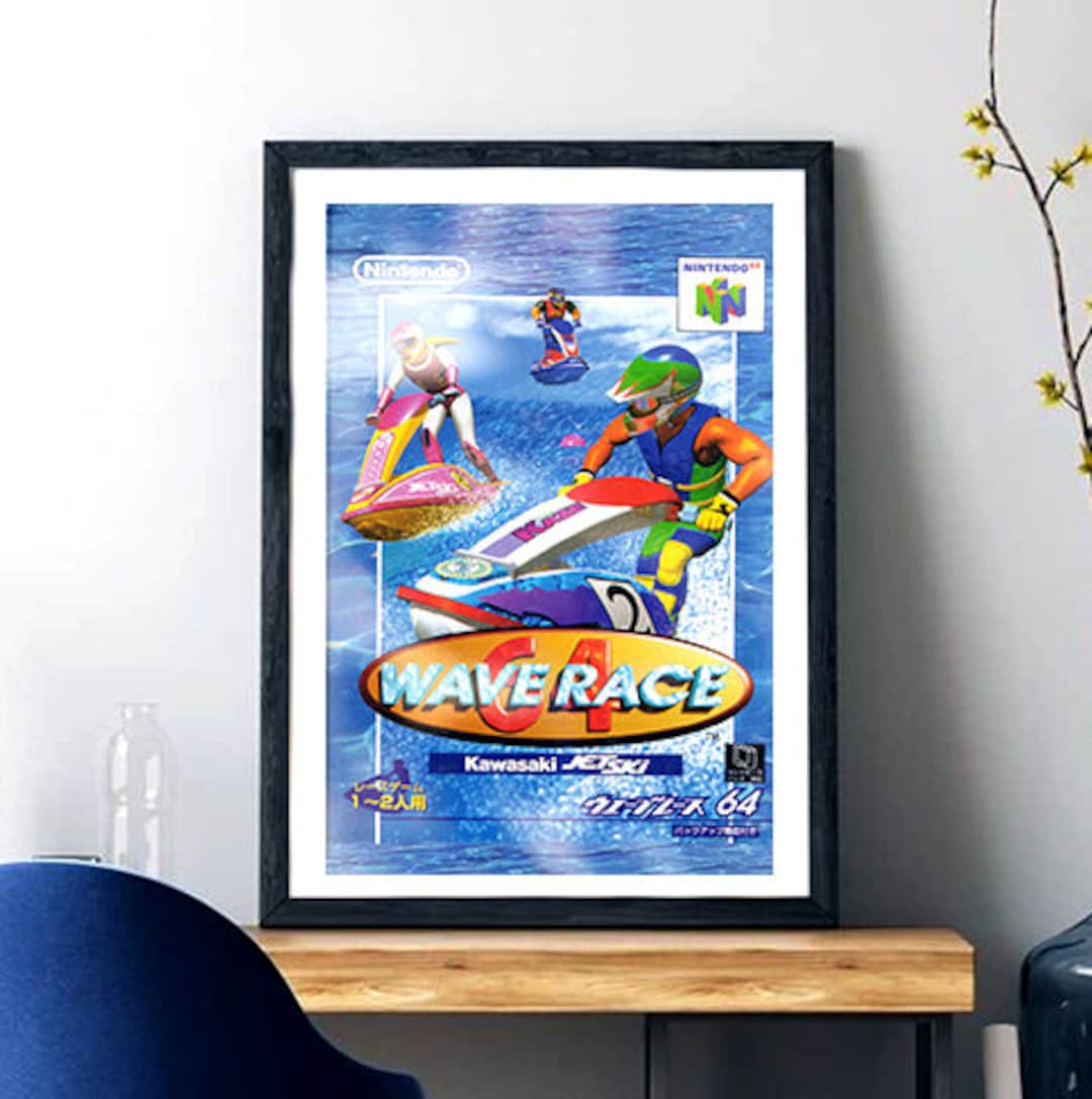 Wave Race 64 Poster Video Game Poster 11 X 17 Box Art Print - Etsy