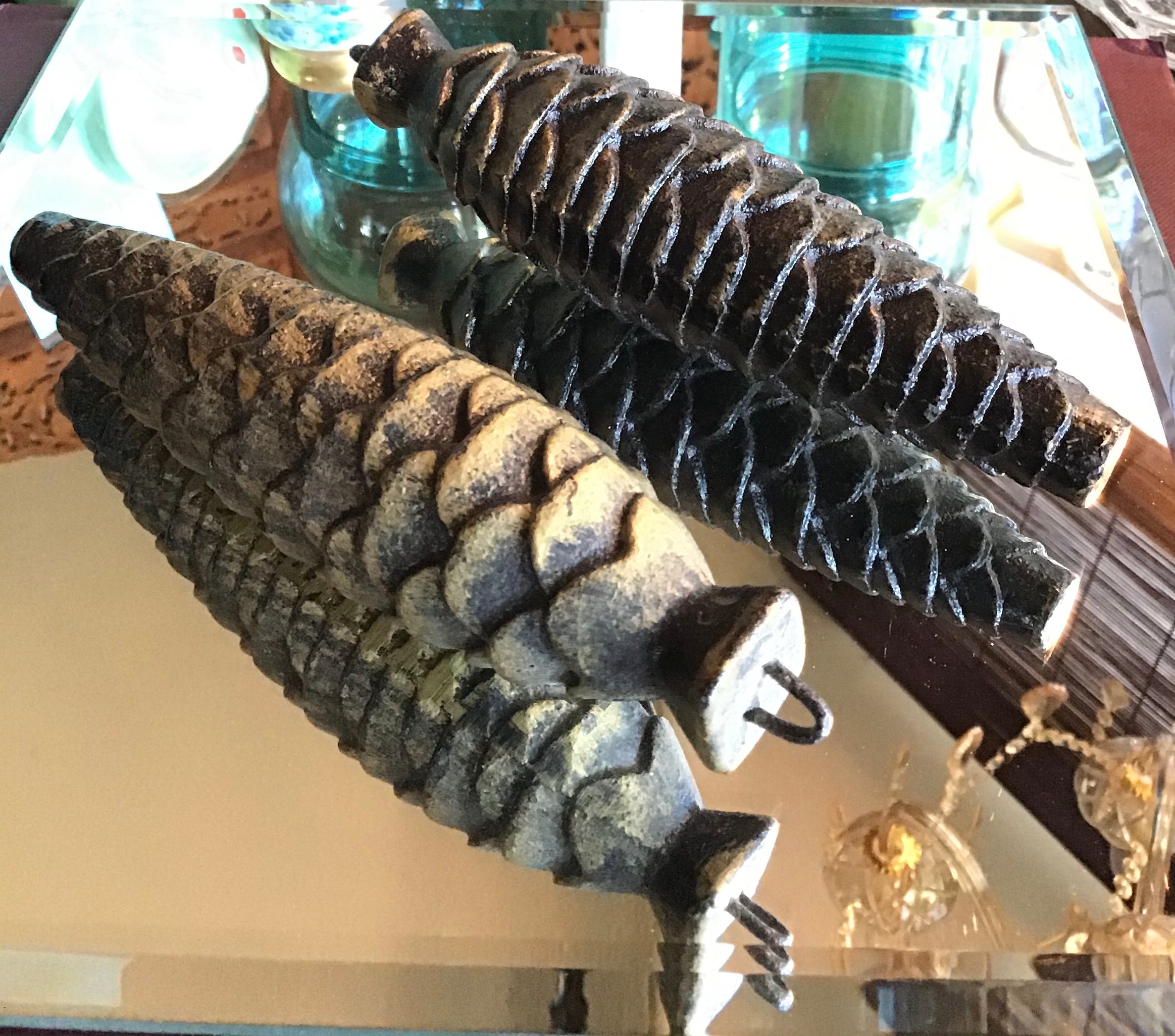 Vintage cuckoo clock weights Etsy