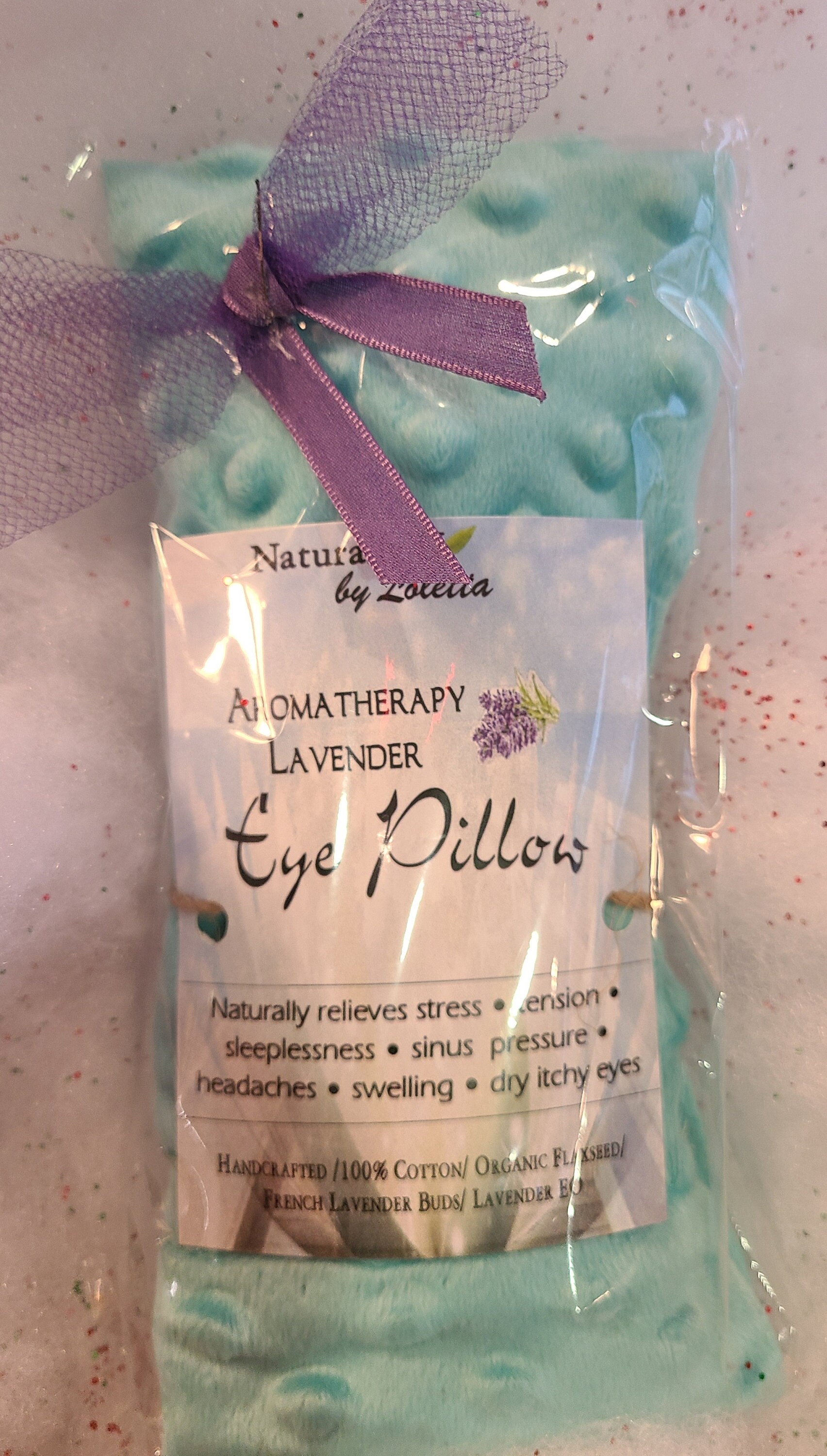 Aromatherapy Eye Pillow Gift Set/ Lavender Eye Pillow/ Gift for Her