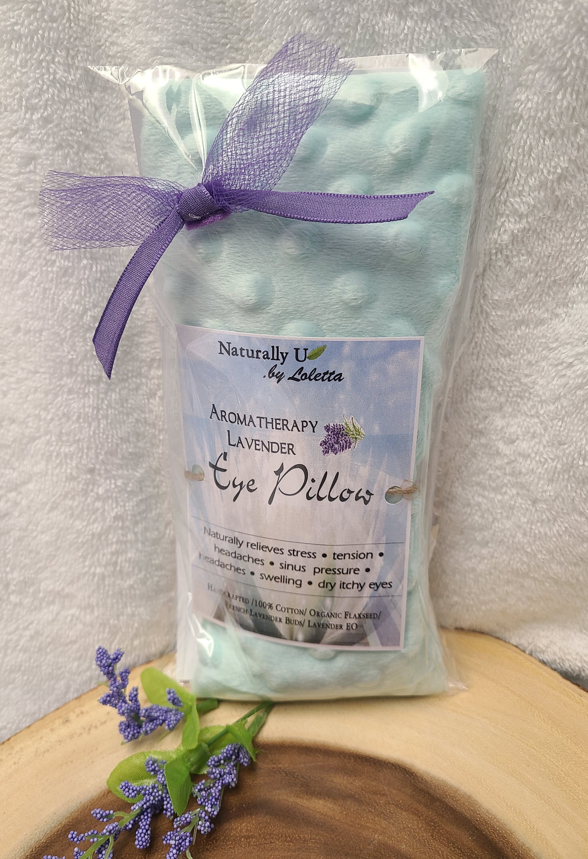 Aromatherapy Eye Pillow Gift Set/ Lavender Eye Pillow/ Gift for Her