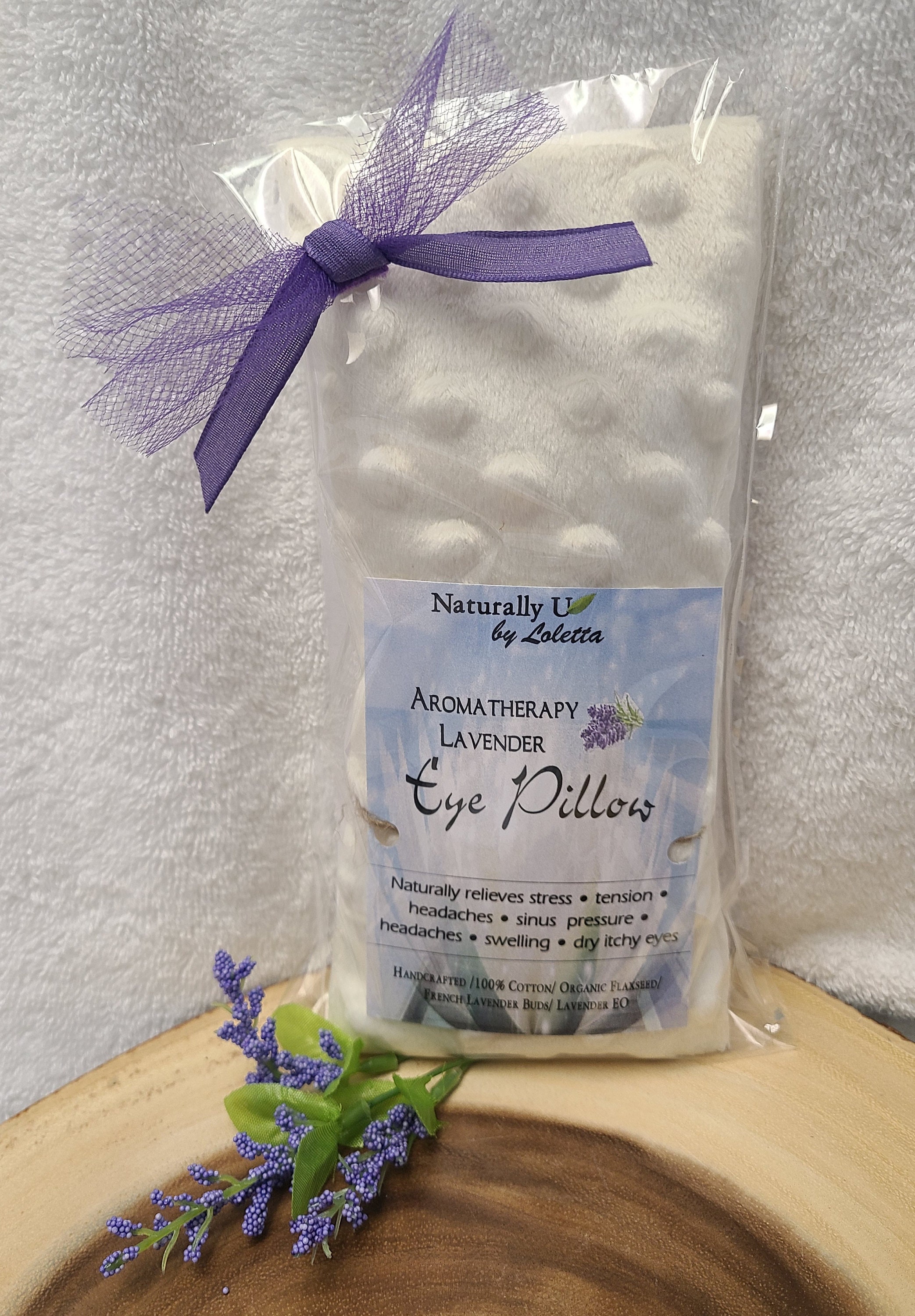 Aromatherapy Eye Pillow Gift Set/ Lavender Eye Pillow/ Gift for Her