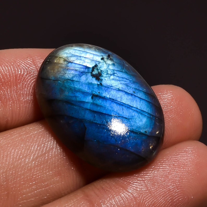 Exclusive AAA For Making Jewelry 27X19X7 mm SB-571 Quality 100/% Natural Blue Labradorite Oval Shape Cabochon Loose Gemstone 32.5 Ct