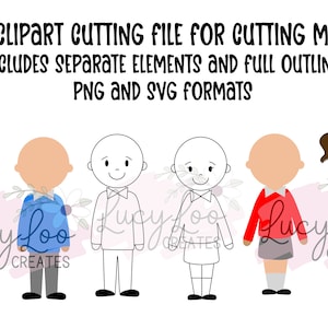 School Uniform PNGs/SVGs for cutting machines. Vinyl, HTV, Cricut, Silhouette, Scan n Cut