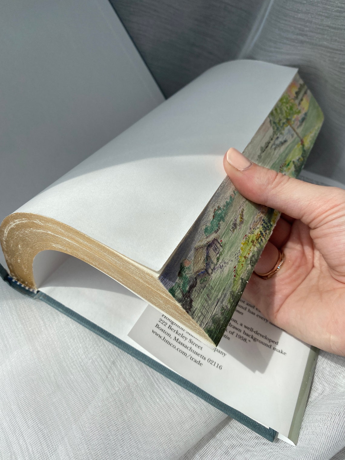 Custom Fore Edge Painted Book Hand Painted Book one of a Etsy