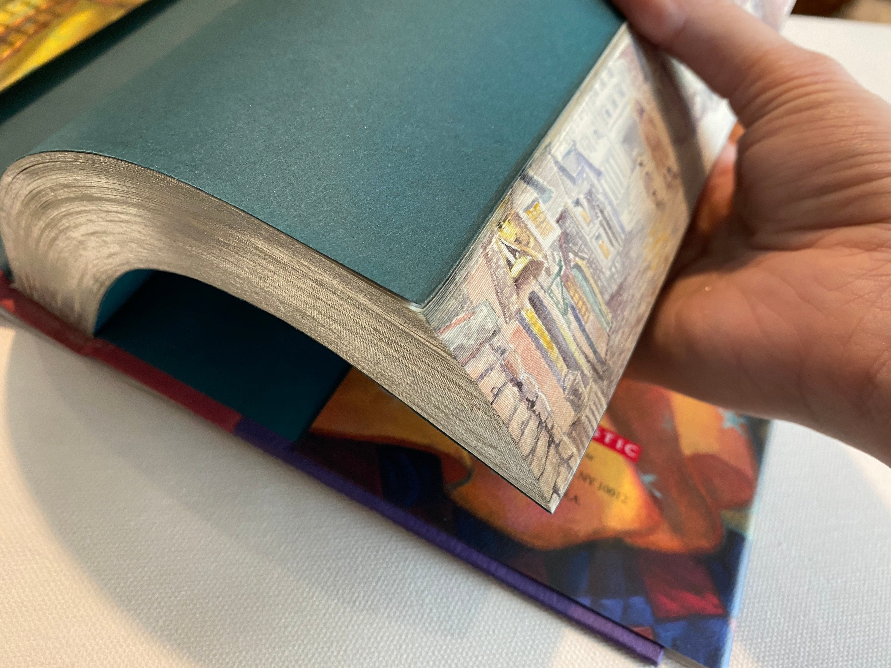 Custom Fore Edge Painted Book Hand Painted Book one of a Etsy