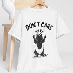 Funny Don&#39;t Care Honey Badger Attitude, Fearless Honey Badger Phone Case, Animal Lovers phone case, Perfect for iPhone, Samsung, and More