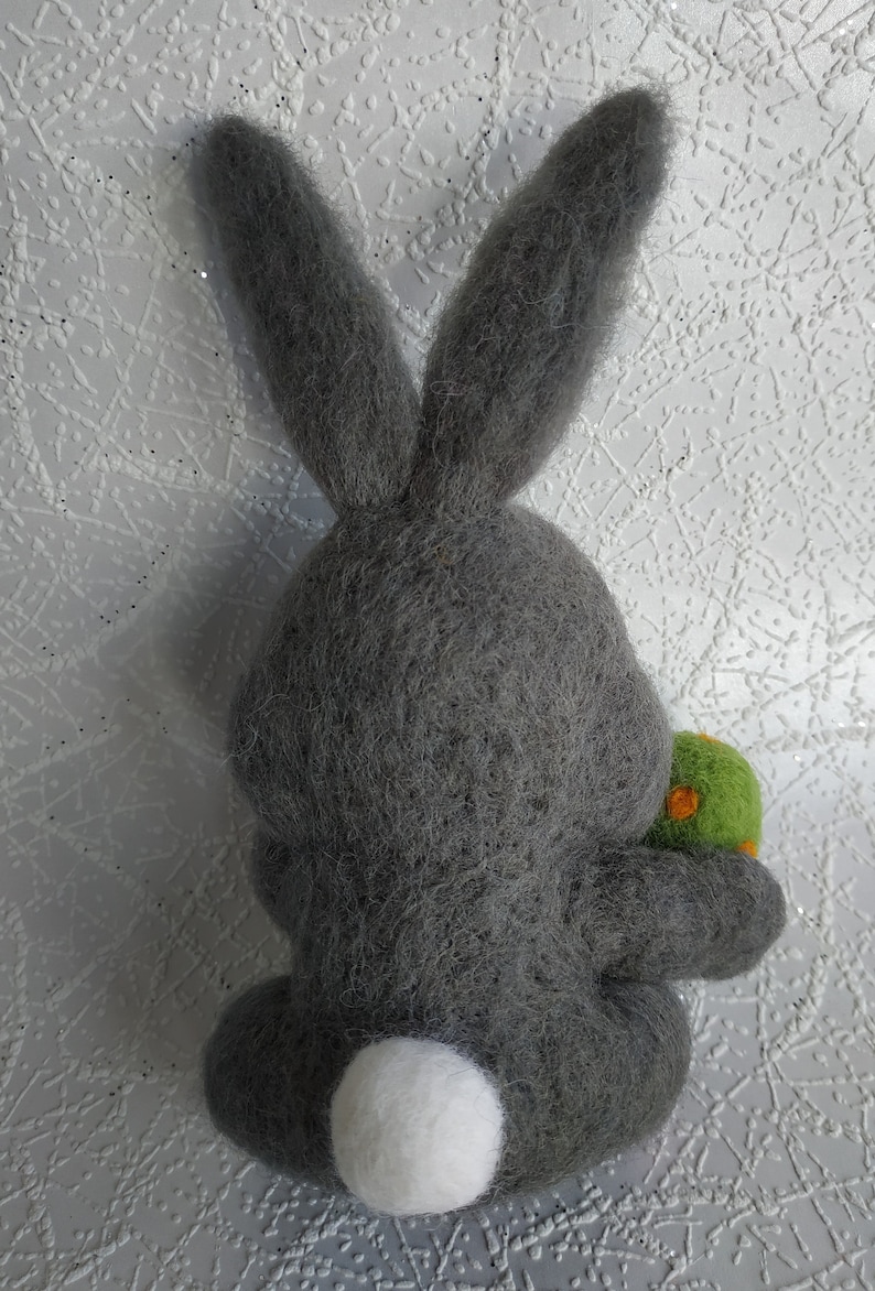 easter decor Needle felted rabbit Easter egg gift miniature bunny easter bunny felted miniature animal figurines