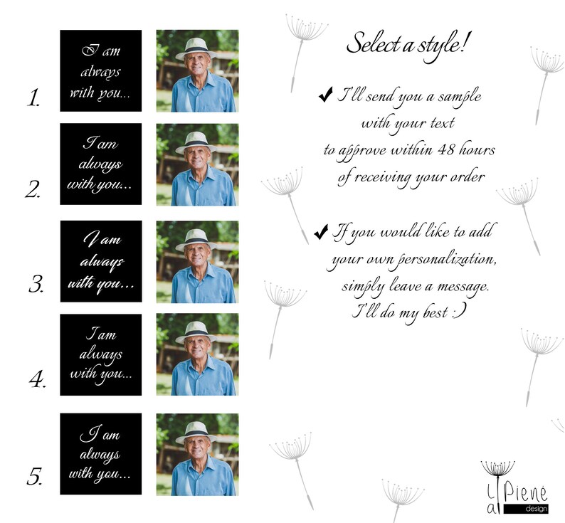 I am always with you Personalized Wedding Cufflinks Cufflinks with photo Memorial cufflinks Cufflinks for groom Cufflinks with text