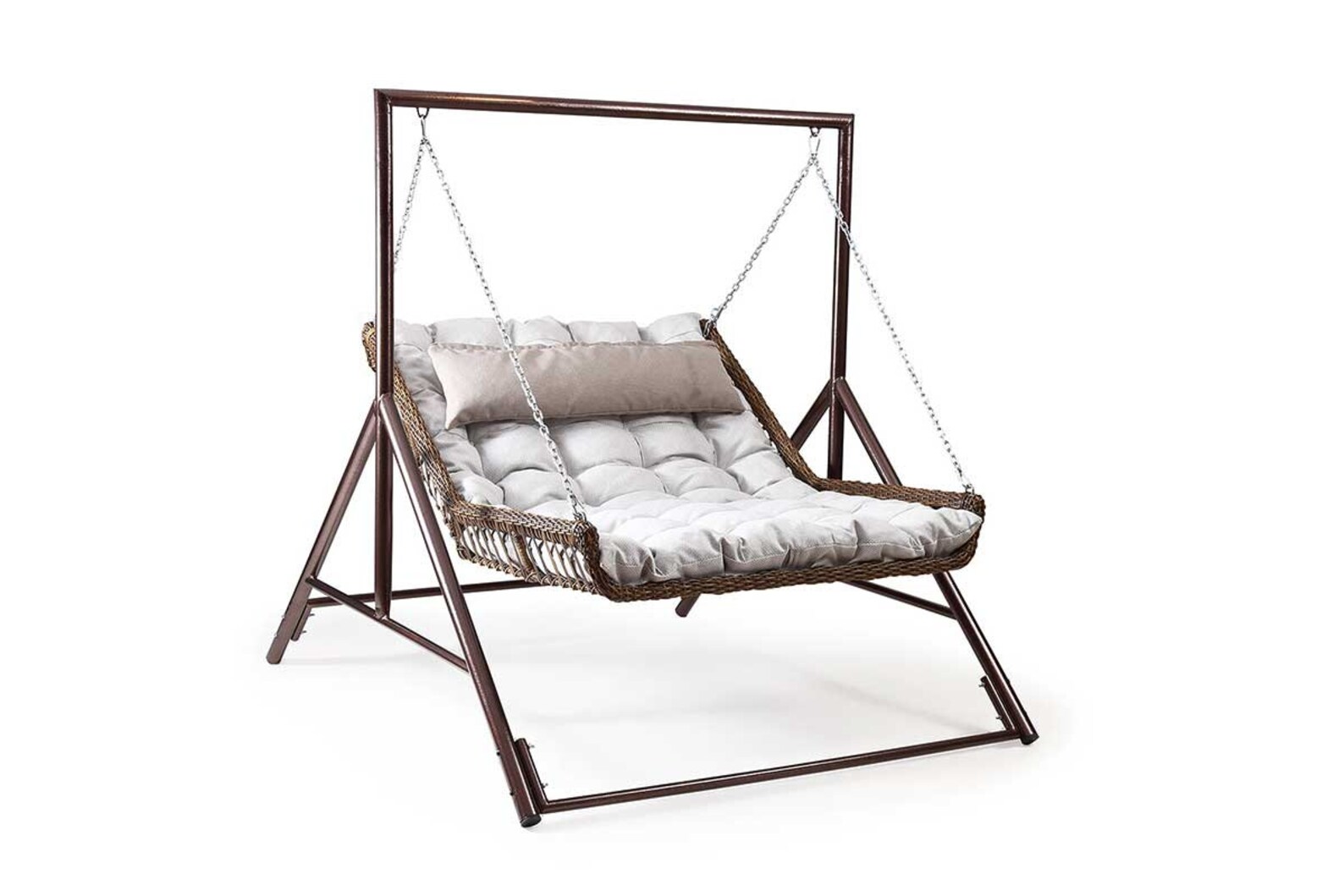 Capri Swing Schaukel Bed Doppel Rattan Garten Balkon Etsy