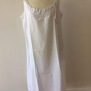 Antique French embroidered nightdress