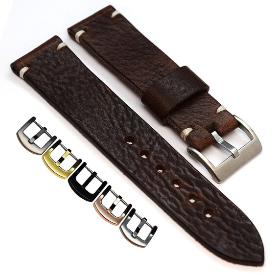 NATO Strap Military TOP Uhrenarmband ZULU-Stil, Handgefertigt Aus Leder/Stoff - Für 18-26 Mm Gehäuse, Aus Spanien Uhrenarmband Handarbeit