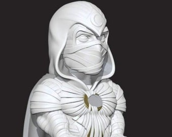 Moon Knight Controller Stand | Joystick Holder, Phone Holder, Gaming, Room Decor, Office, Desktop | Moon Knight Phone Stand