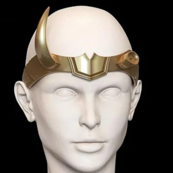 Lady Loki Tiara Crown Marvel Cosplay in HD Quality in Silk Golg