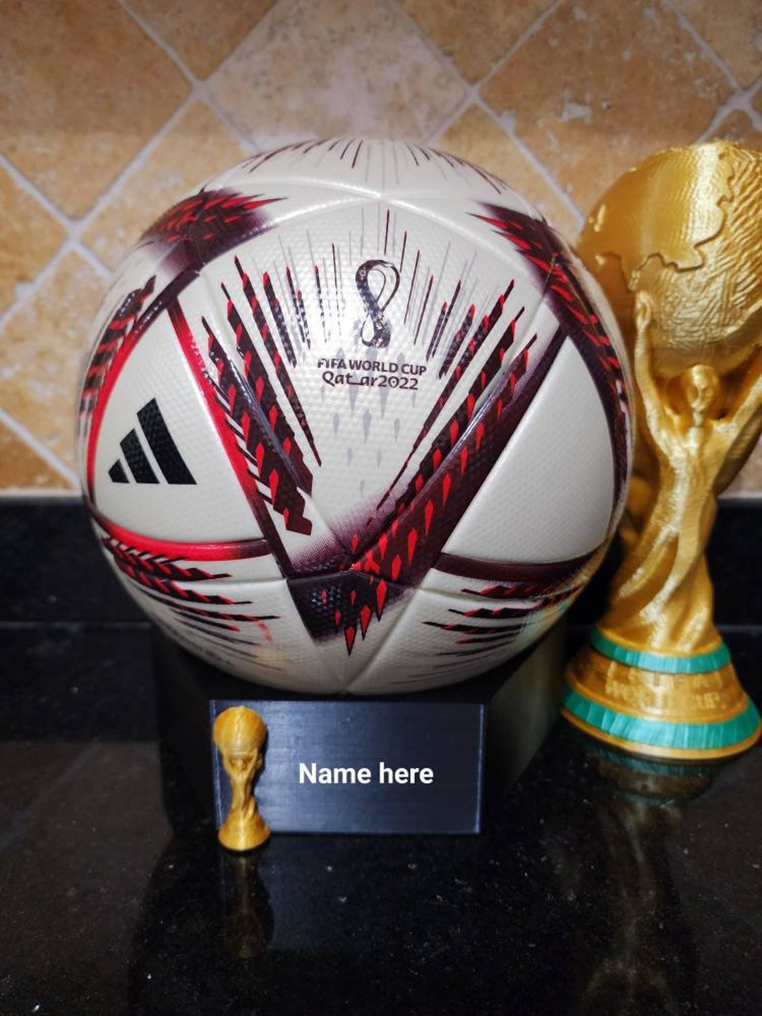Custom Soccer Ball Desk or Wall Stand World Cup Stand Etsy