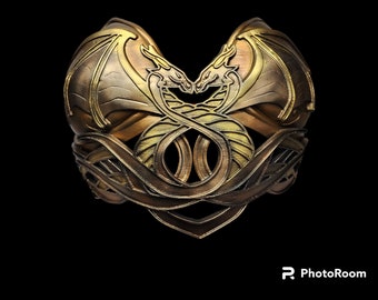 Dragons chest bust piece woman armor with dragons Fourth Wing