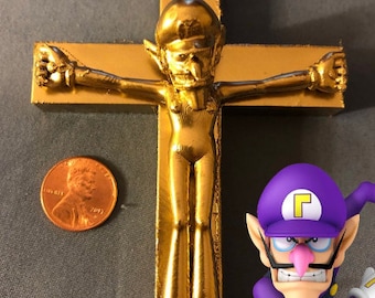 Custom Waluigi Kruzifix Cross Smash Mario Wii U Nintendo Luigi