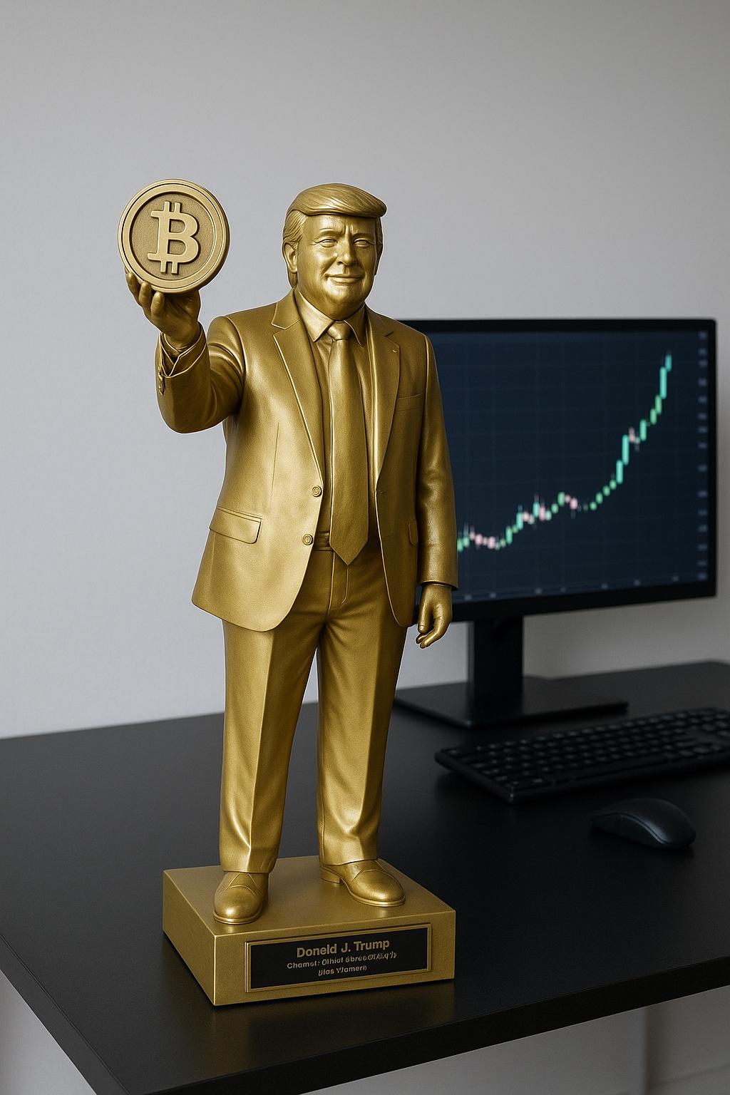 Crypto Trump Statue - Etsy