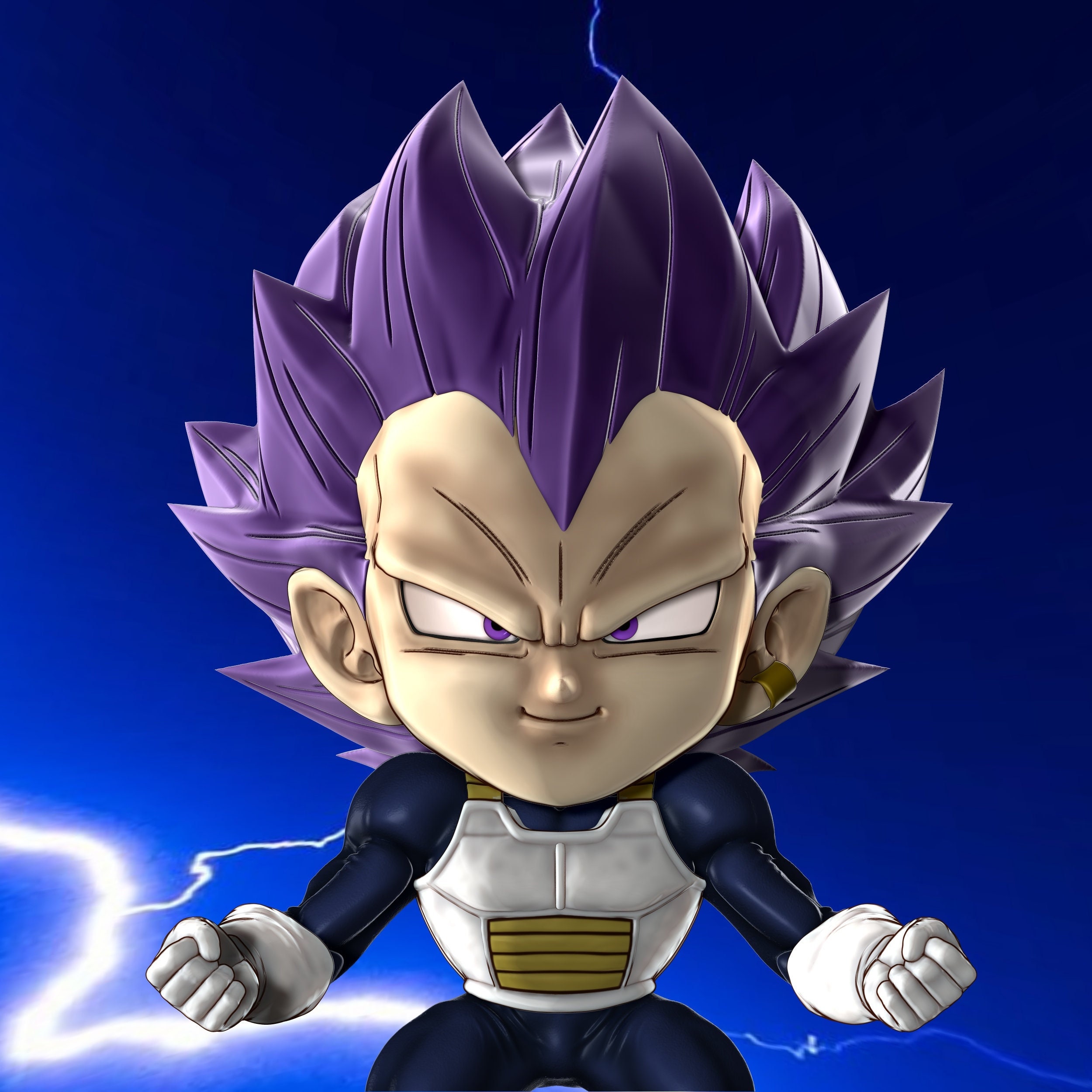 Vegeta Ultra Ego Funko/Chibi Style God of Destruction Hakai 