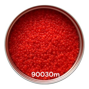 Preciosa Glass seed beads size 90300m 10/0  Matte Orange Round beads for craft