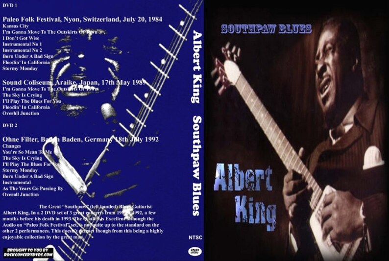 Albert King Southpaw Blues 2 Dvd Etsy