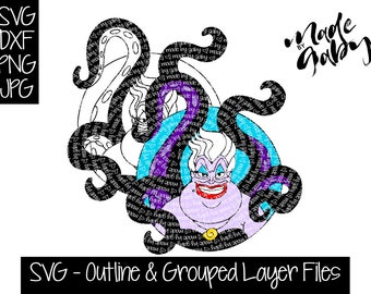Download Disney Ursula Svg Etsy