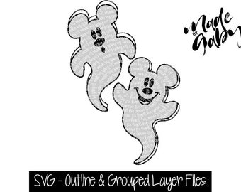 Mickey Ghost Svg Etsy