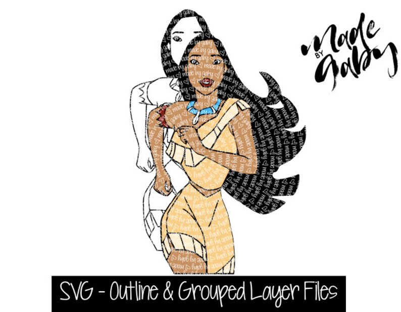 Download Pocahontas svg disney princess svg princess svg disney | Etsy