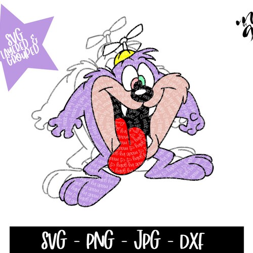 Dizzy Svg Tiny Toons Svg 90s Cartoon 90 Nicktoons 90s - Etsy