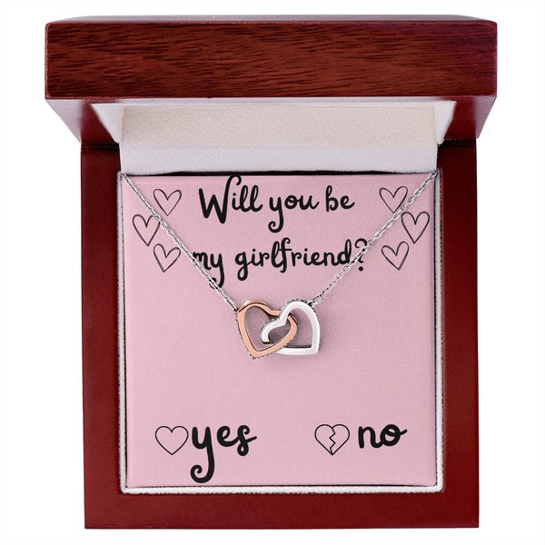 Will You Be My Girlfriend? Girlfriend Proposal Jewelry Gift Ideas, Necklace