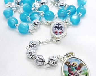 St Michael the Archangel Chaplet, Saint Michael Chaplet, Angels Rosary, Saint Michael Rosary, Guardian Angel Rosary, Archangel Chaplet