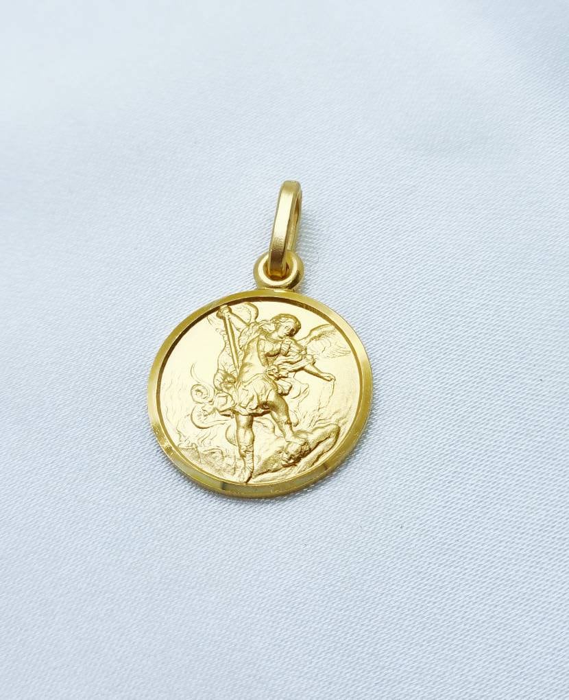 Saint michael medal Etsy France