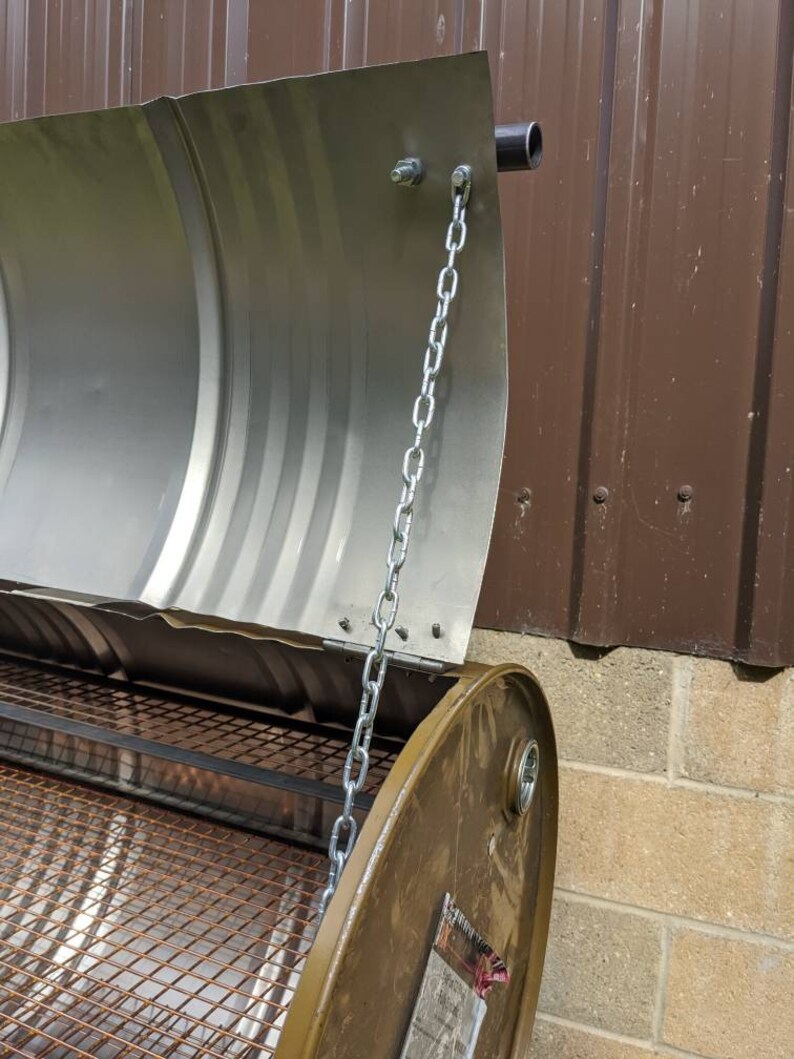 Reclaimed Oil Drum BBQ Jamaican Jerk Pan. Made in the UK with Etsy