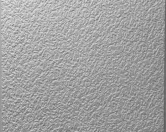 Panel decorativo de poliestireno expandido blanco para techo y pared, ligero, efecto corteza de árbol, con aditivo ignífugo.