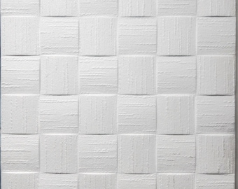 Foam Polystyrene White Decorative Ceiling and Wall Tile Panel Lightweight with Fire Retardant Additive Dublin