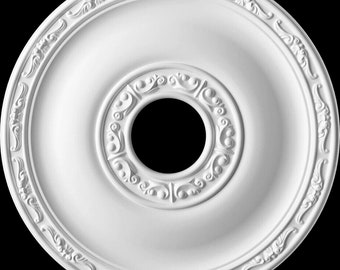 40.5cm Diameter Lightweight Ceiling Rose Center Rosette Medallion Polyurethane resin not polystyrene DIY July