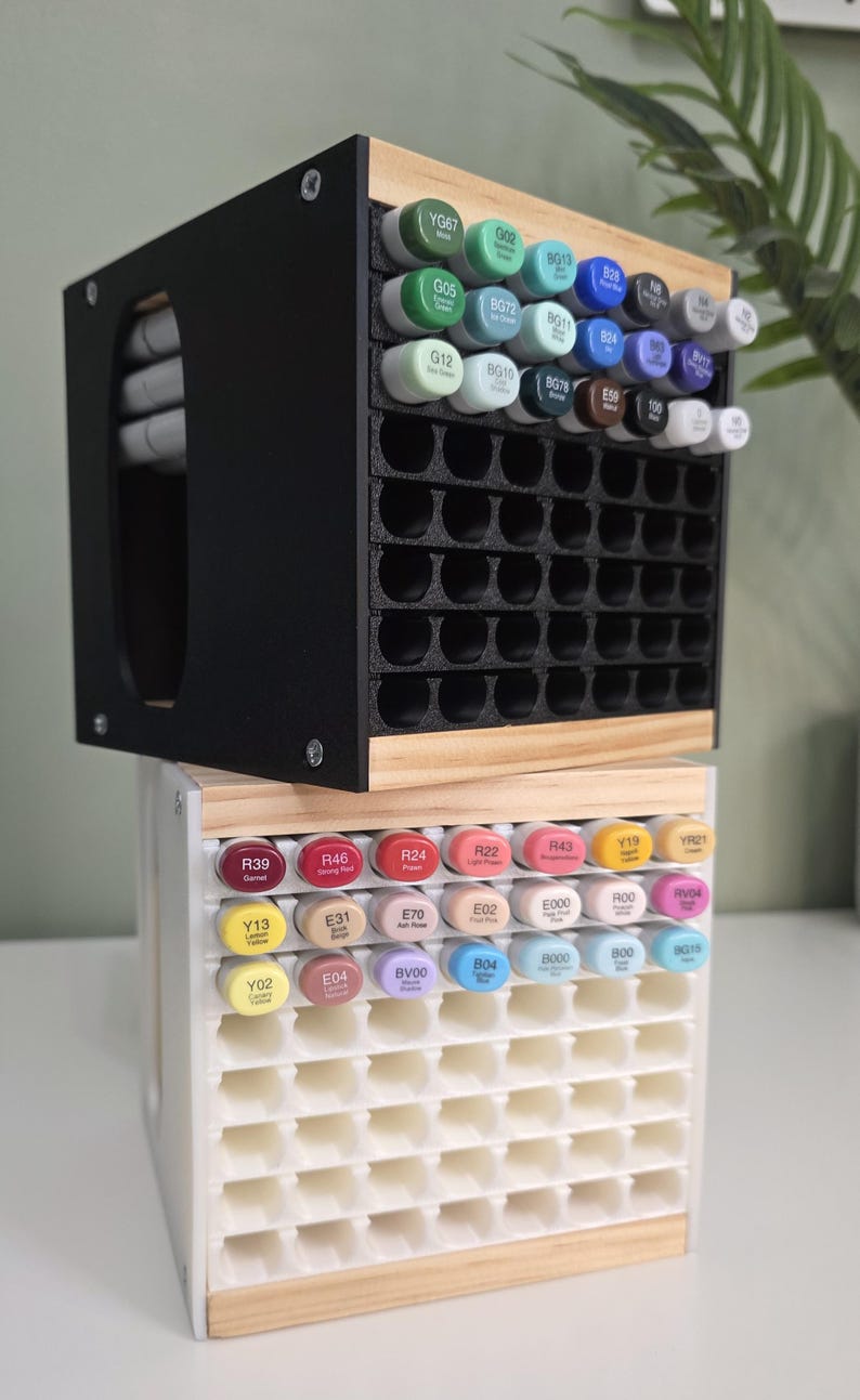Copic Marker Storage, Copic Marker Holder, Copic Sketch, Marker Storage, Desk Organizer, Marker Case, Desk Accessories, Desk Decor, 3D Print
