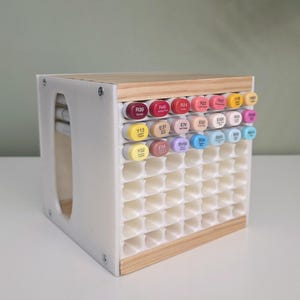 Copic Marker Storage, Copic Marker Holder, Copic Sketch, Marker Storage, Desk Organizer, Marker Case, Desk Accessories, Desk Decor, 3D Print