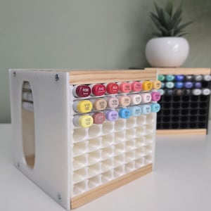 Copic Marker Storage, Copic Marker Holder, Copic Sketch, Marker Storage, Desk Organizer, Marker Case, Desk Accessories, Desk Decor, 3D Print