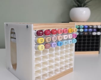 Copic Marker Storage, Copic Marker Holder, Copic Sketch, Marker Storage, Desk Organizer, Marker Case, Desk Accessories, Desk Decor, 3D Print