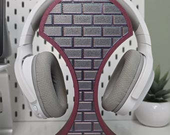 Brick City Headphone Stand, Cute Headphone Stand, Headphone Holder, Headset Holder, Gaming Headset Stand, Headphone Stand, 3d Printed