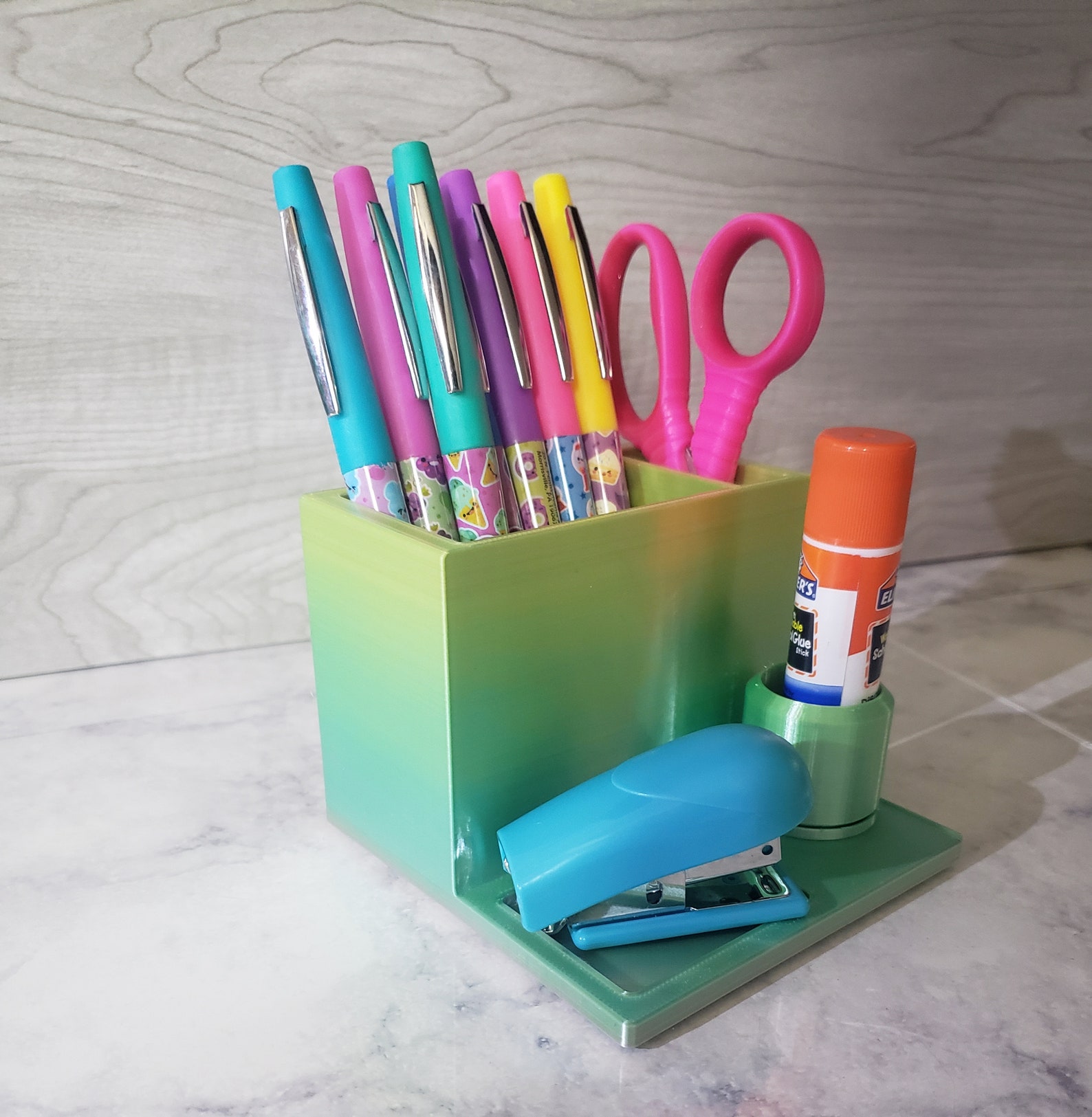 Pencil Holder, Pencil Holder, 3D Printed, Desk Accessories, Pencil Cup