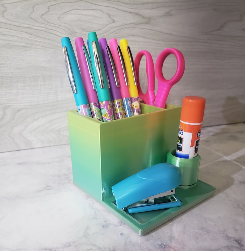 Pencil Holder, Pencil Holder, 3D Printed, Desk Accessories, Pencil Cup, Desk Organizer, Stocking